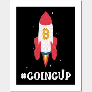 Vintage spaceship rocket currency traders gifts Posters and Art